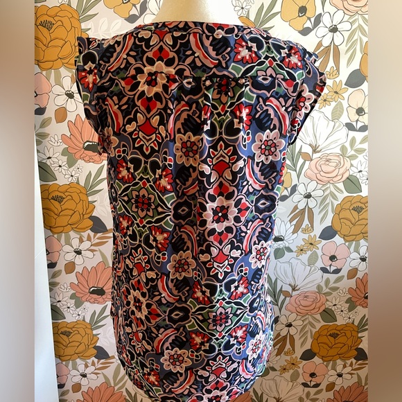 LOFT floral blouse XS - Picture 2 of 5